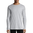 thumbnail image 1 of Hanes Men's and Big Men's Nano-T Long Sleeve Tee, Up To Size 3XL, 1 of 5