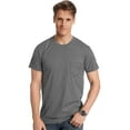thumbnail image 1 of Hanes Men's and Big Men's Nano-T Short Sleeve Pocket Tee, Up To Size 3XL, 1 of 2
