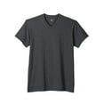 thumbnail image 1 of Hanes Men's and Big Men's Nano-T Short Sleeve V-Neck, Up To Size 3XL, 1 of 2