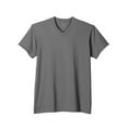 thumbnail image 1 of Hanes Men's and Big Men's Nano-T Short Sleeve V-Neck, Up To Size 3XL, 1 of 2