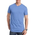 thumbnail image 1 of Hanes Men's and Big Men's Nano-T Short Sleeve V-Neck, Up To Size 3XL, 1 of 4