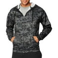 thumbnail image 1 of Hanes Men's and Big Men's Sport Performance Fleece Full-Zip Hoodie, Up to Size 2XL, 1 of 2