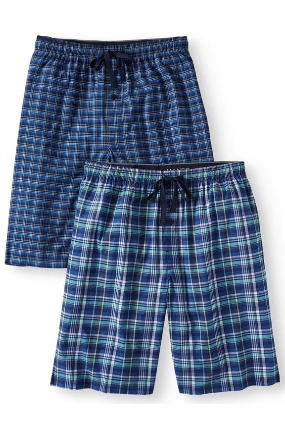 Big & Tall Men's 2-Pack Woven Stretch Sleep Jam Short