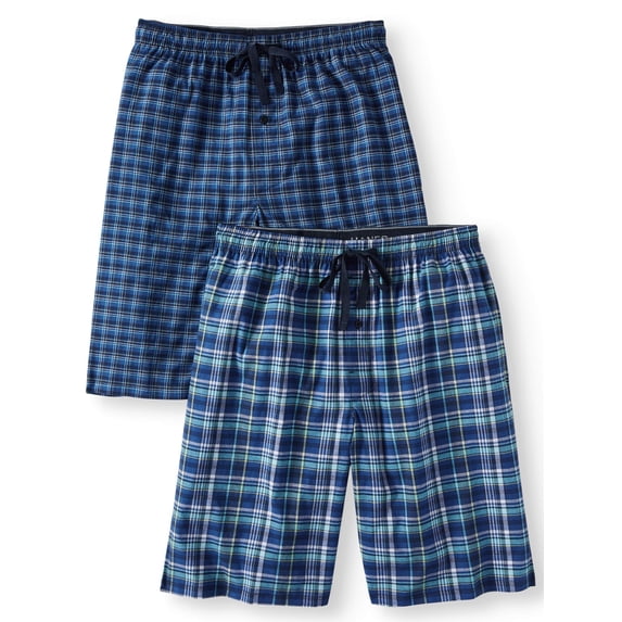 Hanes Big & Tall Men's 2-Pack Woven Stretch Sleep Jam Short
