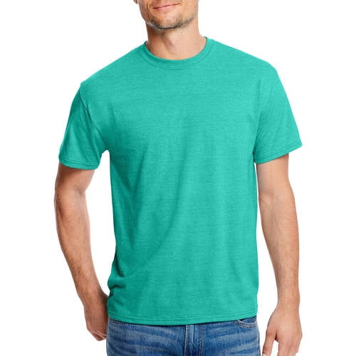 Hanes Men's and Big Men's Triblend Short Sleeve Tee, Up To Size 3XL ...