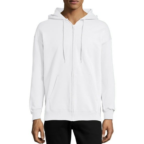 Hanes Men's and Big Men's Ultimate Cotton Heavyweight Fleece Full Zip Hood, up to Size 3XL