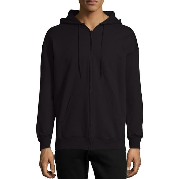 Hanes Men's and Big Men's Ultimate Cotton Heavyweight Fleece Full Zip Hood, up to Size 3XL
