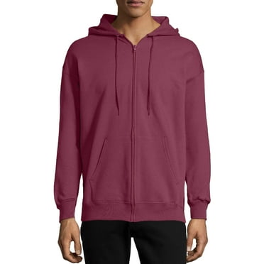 Hanes Men's and Big Men's Ultimate Cotton Heavyweight Fleece Full Zip Hood, up to Size 3XL