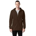 thumbnail image 1 of Hanes Men's and Big Men's Ultimate Cotton Heavyweight Full Zip Hoodie, Sizes S-3XL, 1 of 5
