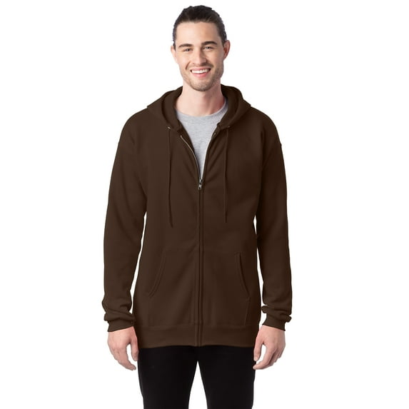 Hanes Men's and Big Men's Ultimate Cotton Heavyweight Full Zip Hoodie, Sizes S-3XL