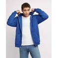thumbnail image 1 of Hanes Ultimate Men's Full-Zip Heavyweight Fleece Hoodie Deep Royal M, 1 of 10