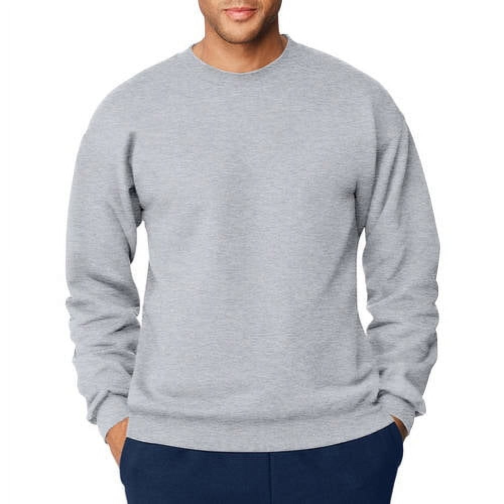 Hanes Men's and Big Men's Ultimate Cotton Heavyweight Sweatshirt, Sizes ...