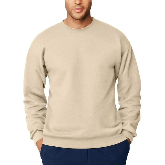 Hanes Men's and Big Men's Ultimate Cotton Heavyweight Sweatshirt, Sizes S-3XL