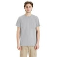 thumbnail image 1 of Hanes Workwear X-Temp Men's Pocket T-Shirt, 2-Pack Light Steel 2XL, 1 of 4