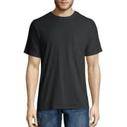 Hanes Men's and Big Men's Workwear Short Sleeve Pocket Tee (2-pack), Up To Size 4XL