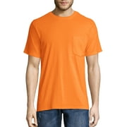 Hanes Men's and Big Men's Workwear Short Sleeve Pocket Tee (2-pack), Up To Size 4XL