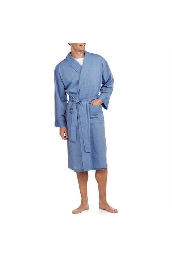 Men's and Big Men's Woven Shawl Pajama Robe
