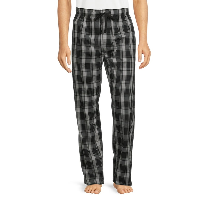 Hanes Men's and Big Men's Woven Stretch Pajama Pants, Size XL 
