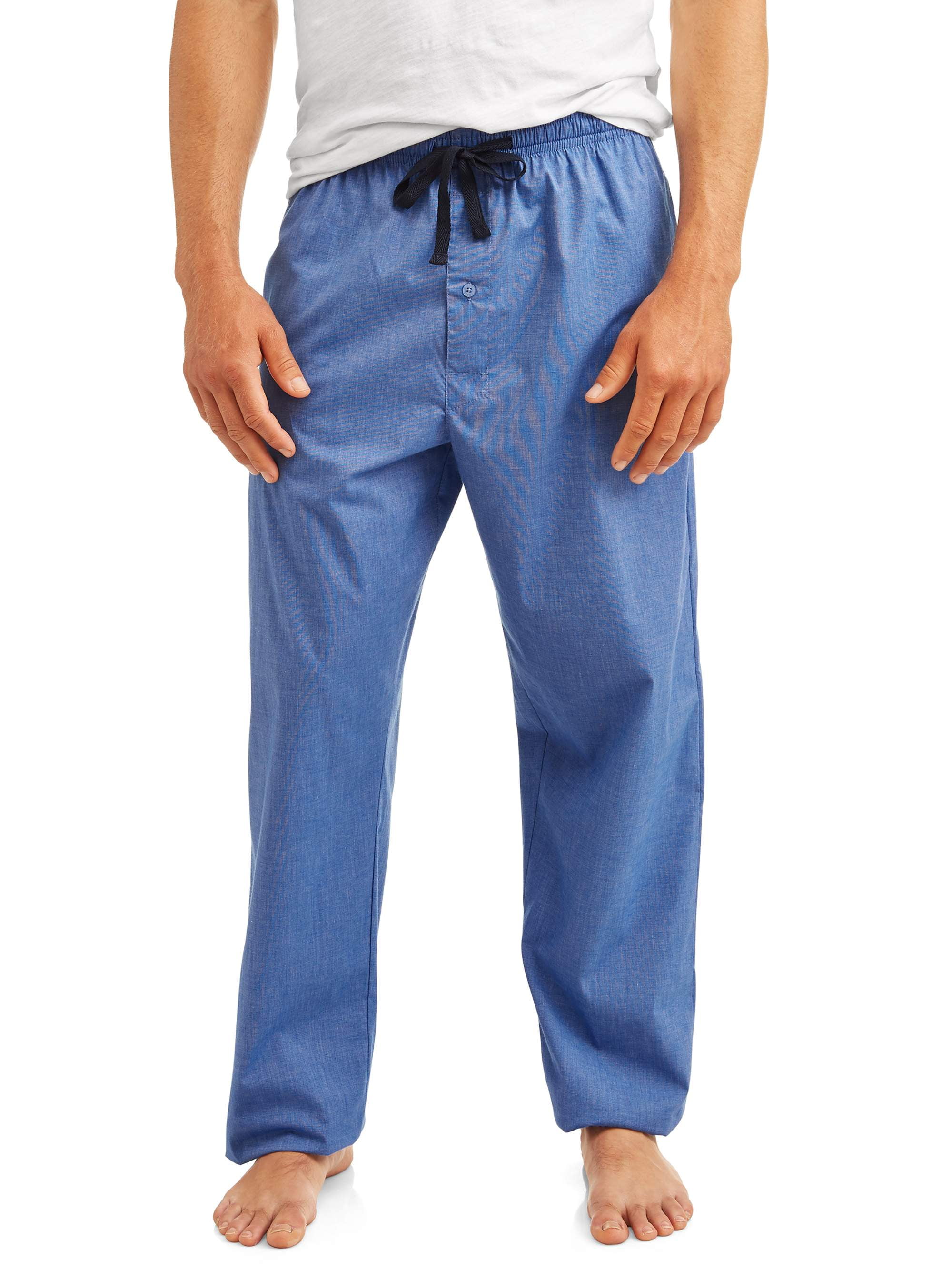 Hanes Men's and Big Men's Woven Stretch Pajama Pants - Walmart.com