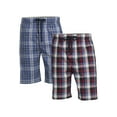 Hanes Men's and Big Men's Woven Stretch Sleep Jam Shorts, 2Pack