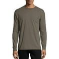 thumbnail image 1 of Hanes Men's and Big Men's X-Temp Lightweight Long Sleeve T-Shirt, Up To Size 3XL, 1 of 5