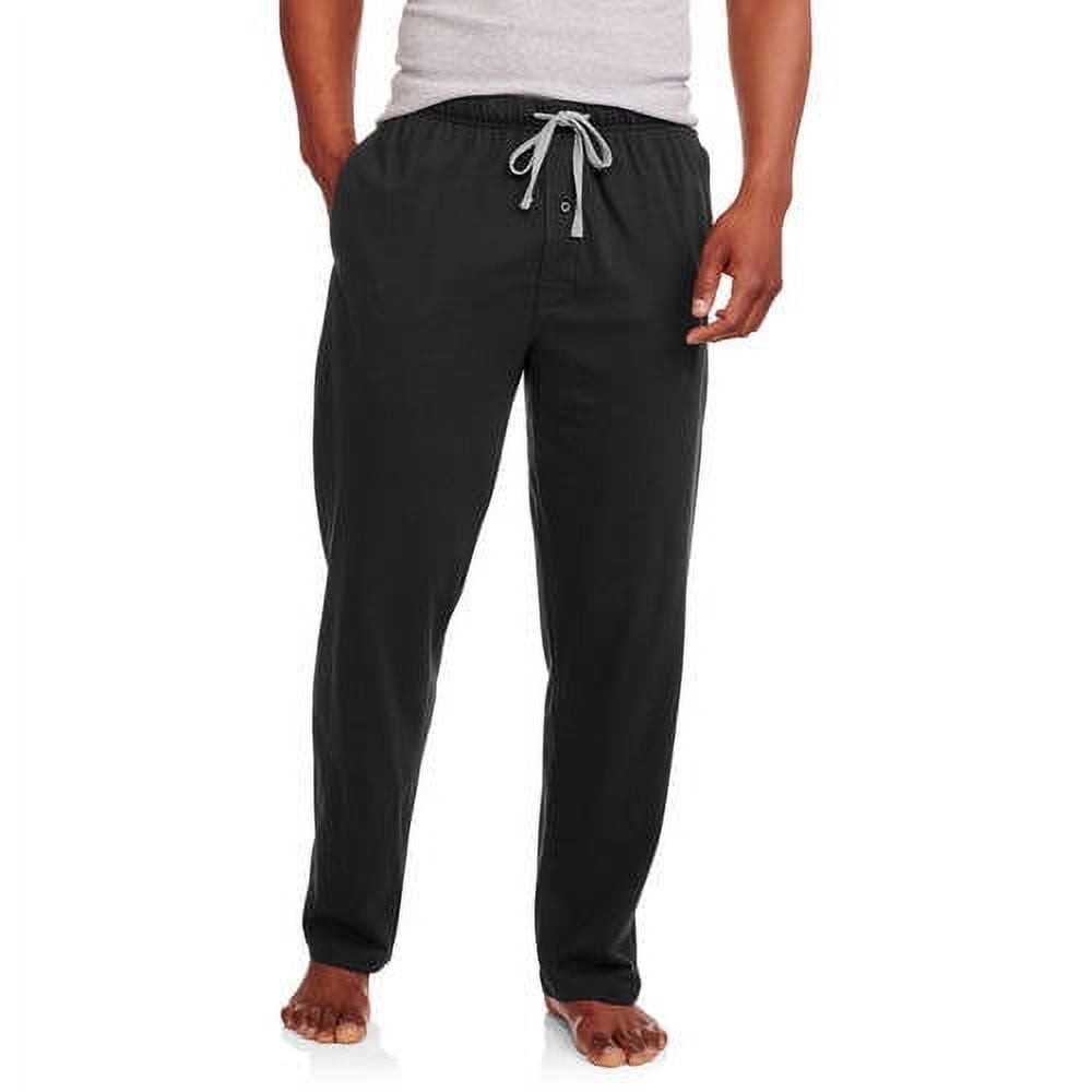 Hanes Men's and Big Men's X-Temp Solid Knit Pajama Pant - Walmart.com