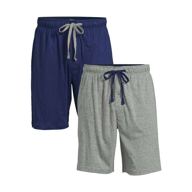 Hanes Men's and Big Men's X-temp Knit Jam Shorts, 2-Pack