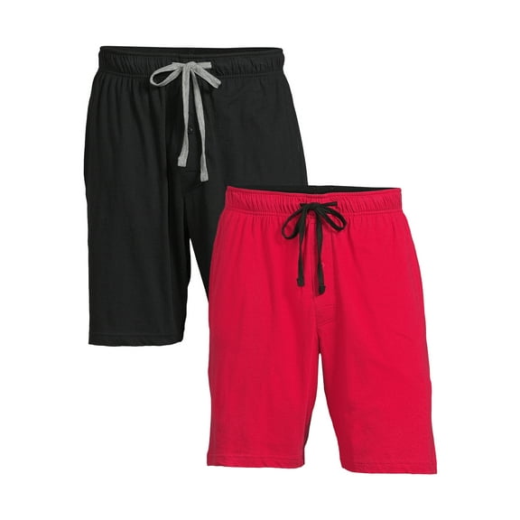 Hanes Men's and Big Men's X-temp Knit Jam Shorts, 2-Pack