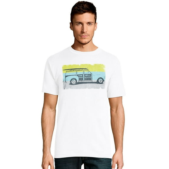 Hanes Men's lightweight graphic tee - vintage cali collection