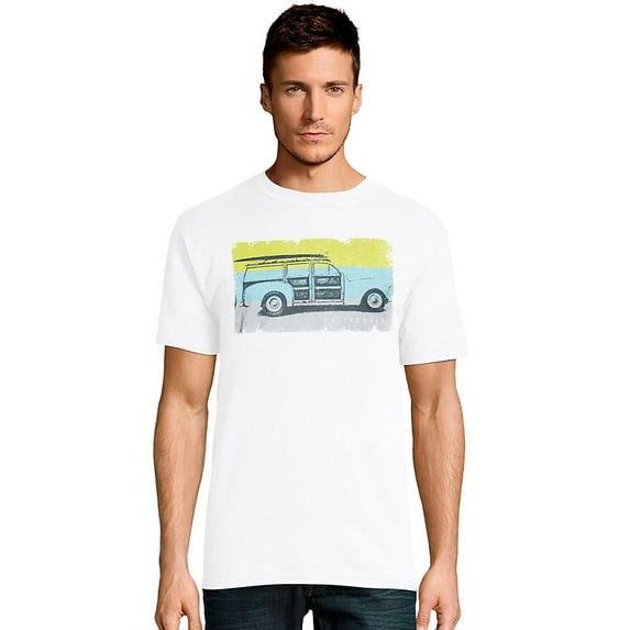 Hanes Men's lightweight graphic tee - vintage cali collection