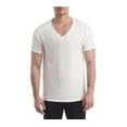 thumbnail image 1 of Hanes Mens 4-Pack FreshIQ V-Neck Shirt, White, Large, 1 of 2