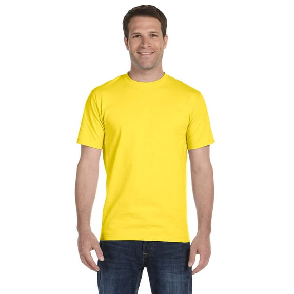 Hanes - Essential-T T-Shirt - 5280, Yellow, 3XL, Pack Of 5, Hanes Mens T-Shirts
