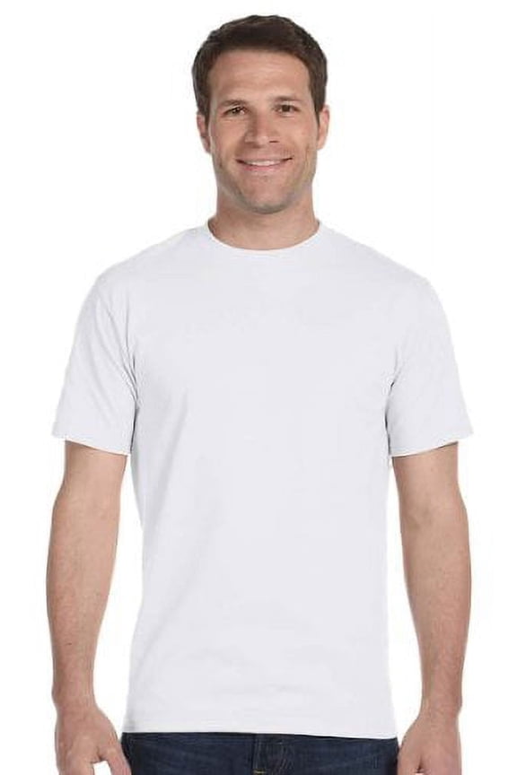 Mens 5.2 oz HEAVYWEIGHT Short Sleeve T-shirt (Pack of 3) 3 White