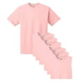 thumbnail image 1 of Hanes Mens 5.2 oz HEAVYWEIGHT Short Sleeve T-shirt (Pack of 6) 6 Pale Pink, 1 of 1