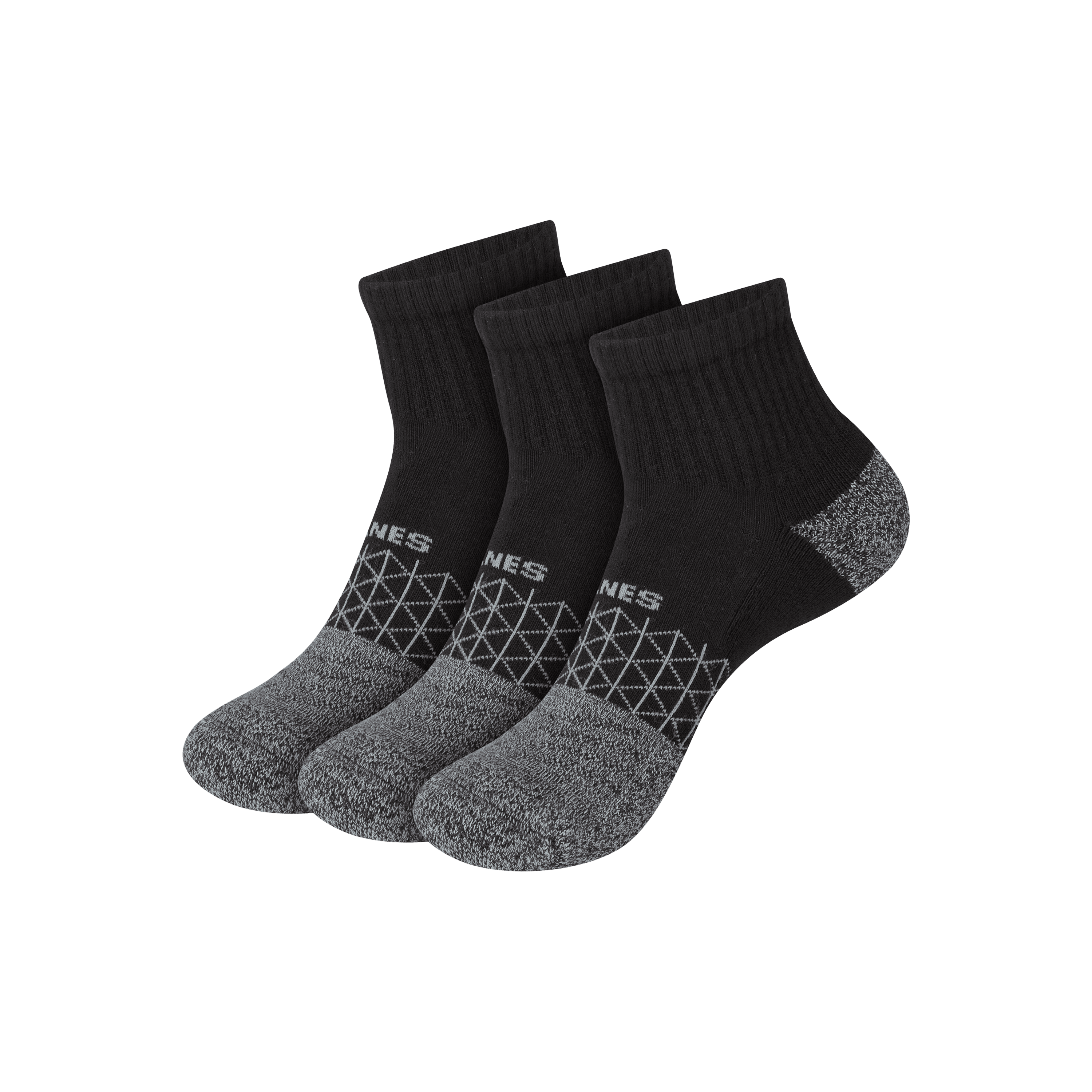 Hanes Mens Absolute Comfort Cushioned Ankle Socks, 3-Pairs
