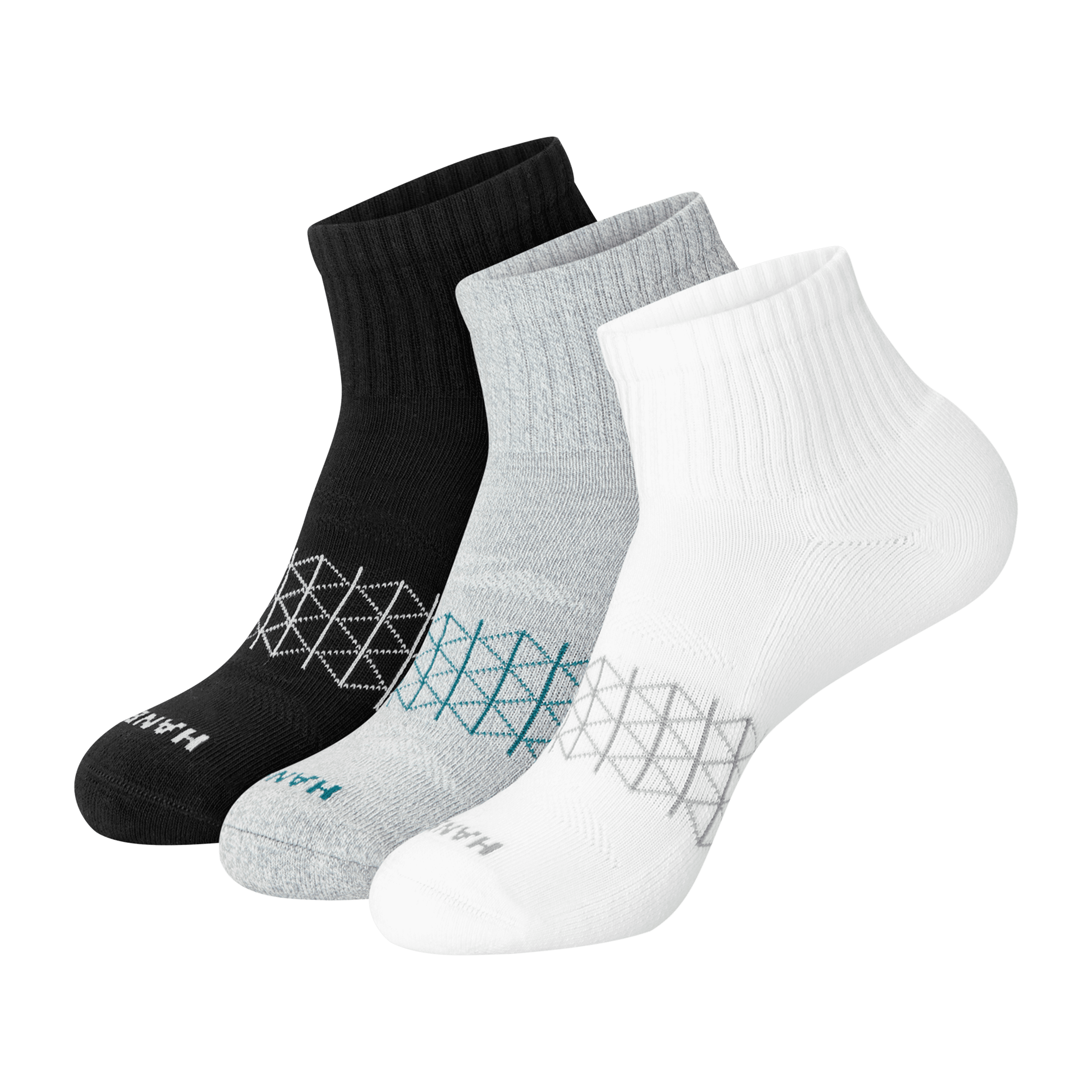 Hanes Mens Absolute Comfort Cushioned Ankle Socks, 3-Pairs