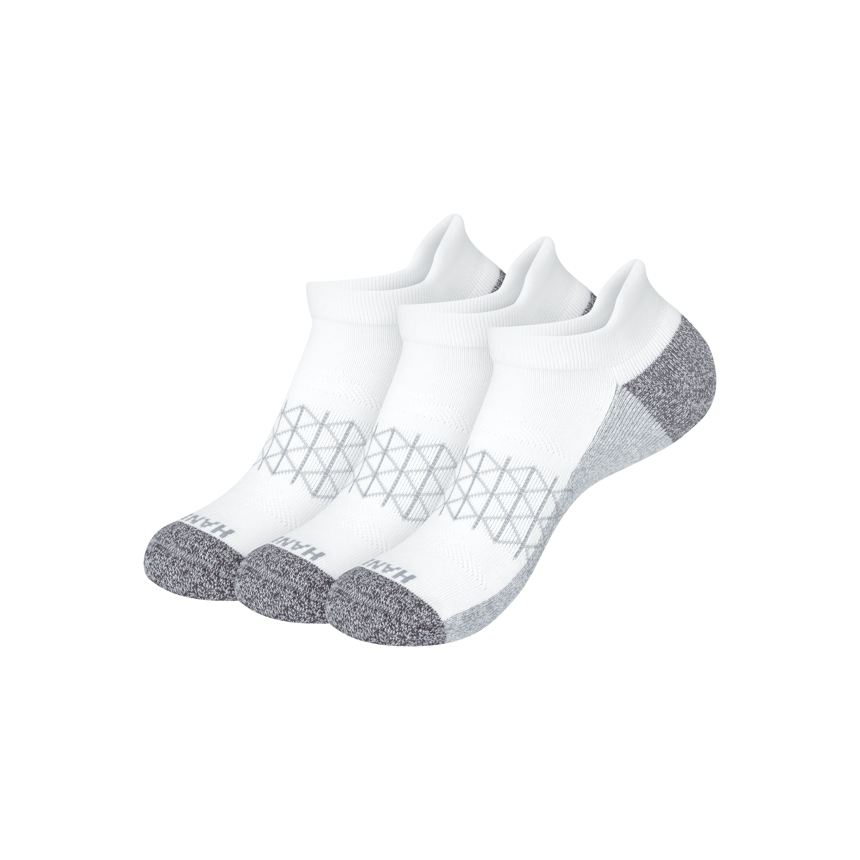 Hanes Mens Absolute Comfort Cushioned Heel Shield Socks, 3 Pairs