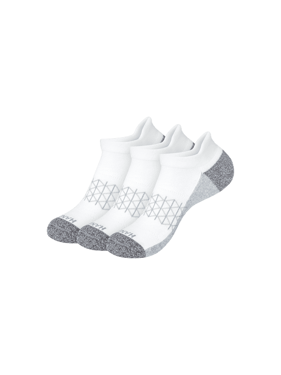 Mens Absolute Comfort Cushioned Heel Shield Socks, 3 Pairs
