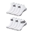 thumbnail image 1 of Hanes Mens Ankle Socks Pack, 10-Pack, Max Cushion Moisture-Wicking Sock, 1 of 4