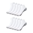 thumbnail image 1 of Hanes Mens Ankle Socks Pack, 10-Pack, Max Cushion Moisture-Wicking Sock, 1 of 3