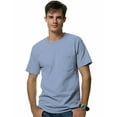 thumbnail image 1 of Hanes Mens Beefy-T Pocket T-Shirt (Pack of 2) 2 Light Blue, 1 of 1