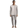 thumbnail image 1 of Hanes Men's Lounge Set, Long Sleeve Crew Top & Jogger Pant, 1 of 2