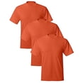thumbnail image 1 of Hanes Mens ComfortBlend EcoSmart Crewneck T-Shirt (Pack of 3) 3 Orange, 1 of 1