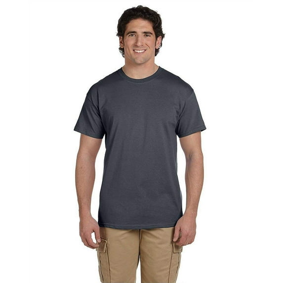 Hanes Mens ComfortBlend® EcoSmart® Crewneck T-Shirt (Pack of 3) 3 Smoke Gray