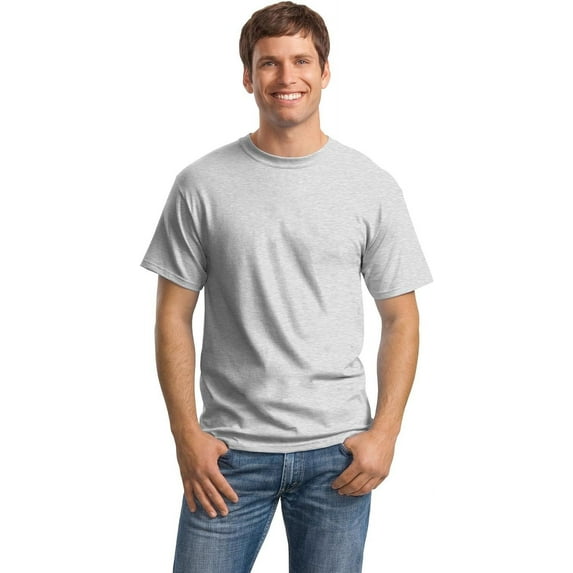 Hanes Mens ComfortSoft Heavyweight 100% Cotton T-Shirt, Medium, Ash