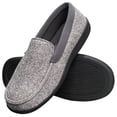thumbnail image 1 of Hanes Mens ComfortSoft Memory Foam Moccasin Slipper House Shoe, 1 of 9