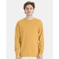 thumbnail image 1 of Hanes Mens ComfortWash Garment Dyed Long Sleeve Tee, M, Artisan Gold, 1 of 5