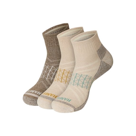 Hanes Mens Cushioned Performance Socks 3-Pack, Absolute Outdoor