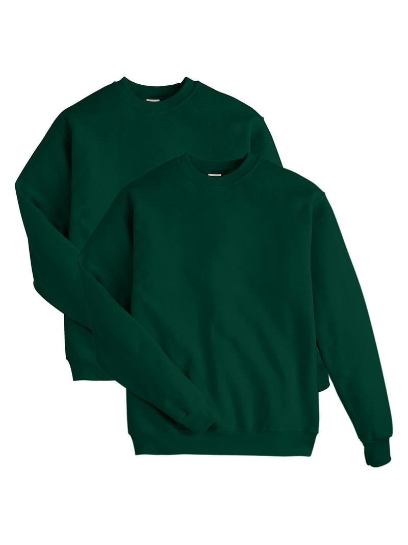 Hanes EcoSmart Men's Fleece Sweatshirt, Value 2-Pack (Big Tall