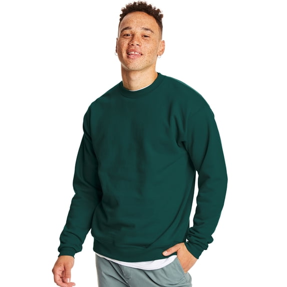 Hanes Mens EcoSmart Fleece Sweatshirt 2-Pack